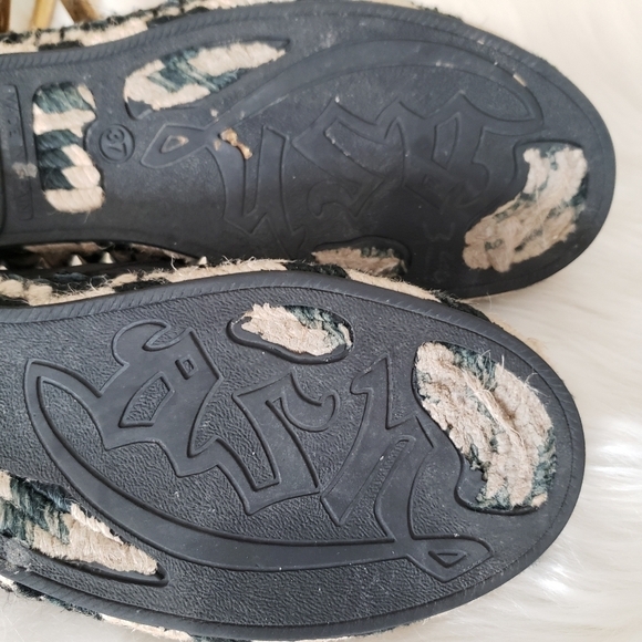ASH Italia Zest Spiky Studded Espadrilles Size 37 - Picture 11 of 16